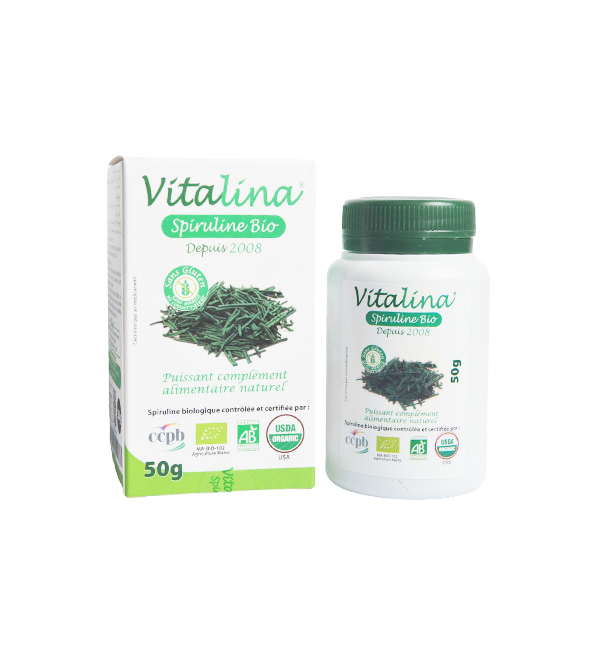 Vitalina Spiruline Bio - 50g – Image 2