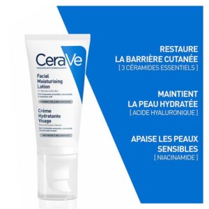 cerave creme hydratante visage peau normale a seche 52ml
