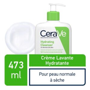 cerave creme lavante hydratante peau normale a seche 473ml