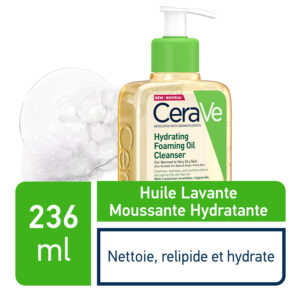 cerave huile lavante moussante hydratante peau tres seche a atopique 236ml