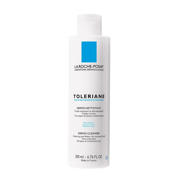 la roche-posay toleriane dermo-nettoyant fluide demaquillant peau intolerante 200ml