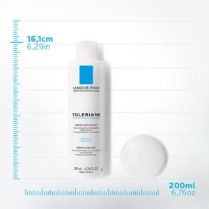 la roche-posay toleriane dermo-nettoyant fluide demaquillant peau intolerante 200ml