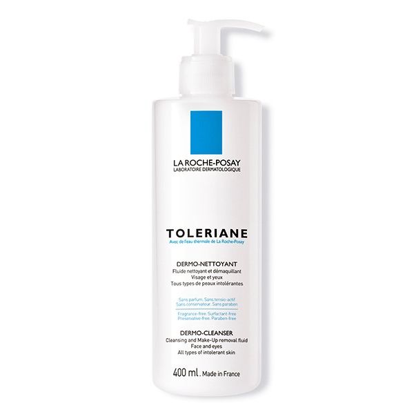 la roche-posay toleriane dermo-nettoyant fluide demaquillant peau intolerante 400ml