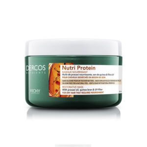vichy dercos nutrients masque nourrissant nutri protein cheveux secs 250ml