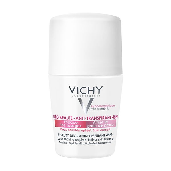 vichy dermo-tolerance deodorant eclaircissant anti-transpirant 48h bille 50ml