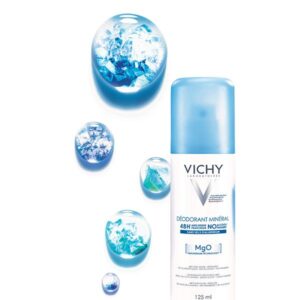 vichy dermo-tolerance deodorant mineral 48h aerosol sans sels d'aluminium peau sensible et reactive 125ml