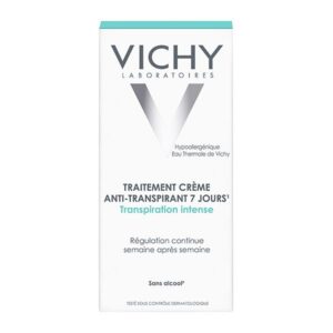 vichy dermo-tolerance traitement creme anti-transpirant 7 jours tous types de peaux 30ml